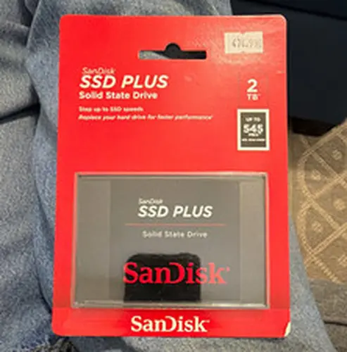 SanDisk SSD PLUS 2TB Internal SSD Black 545MB/s Solid State Drive