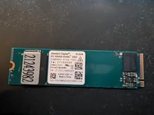 WD PC SN530 512GB M.2 2280 NVMe PCIe Gen3 x4 SSD SDBPNPZ-512G L76248-001