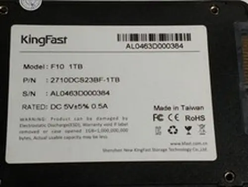 KingFast F10 2710DCS23BF-1TB 1 TB SATA III 2.5 in Solid State Drive