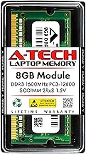 A-Tech 8GB RAM for Dell XPS One 2710 | DDR3 1600MHz PC3-12800 SODIMM 1.5V Non-ECC Memory Upgrade