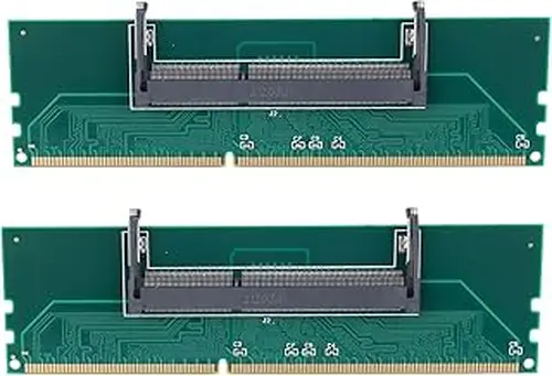 2X DDR3 Laptop SO-DIMM to Desktop DIMM Memory RAM Connector Adapter DDR3 Laptop Internal Memory to Desktop RAM