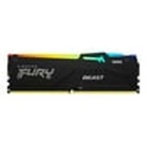 Kingston Fury Beast RGB 32GB (2x16GB) 5600MT/s DDR5 CL36 Desktop Memory Kit of 2 | Infrared Sync Technology | AMD Expo | Plug N Play | KF556C36BBEAK2-32