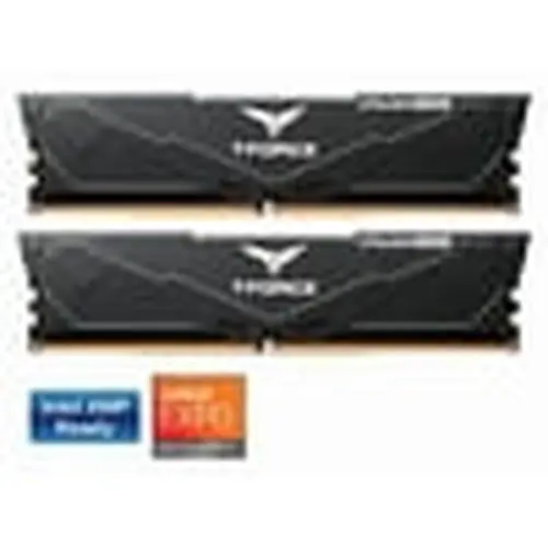 Team T-Force Vulcan 16GB (2 x 8GB) 288-Pin PC RAM DDR5 5200 (PC5 41600) Desktop Memory Model FLBD516G5200HC40CDC01