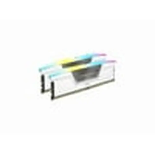CORSAIR Vengeance RGB 32GB (2 x 16GB) 288-Pin PC RAM DDR5 6000 (PC5 48000) Desktop Memory Model CMH32GX5M2E6000C36W