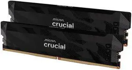 Crucial Crucial Pro Overclocking 32GB (2 x 16GB) DDR5 6400 (PC5 51200) Desktop Memory Model CP2K16G64C32U5B