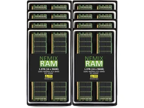 NEMIX RAM 256GB (8X32GB) DDR5 4800MHZ PC5-38400 1Rx4 1.1V CL40 288-PIN ECC RDIMM Registered Server Memory KIT Compatible with THINKMATE Supermicro...